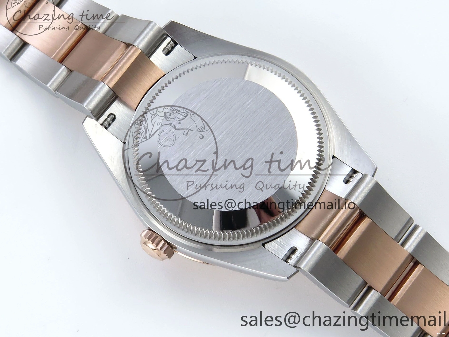 MiroTime 1230 Casual DateJust 31 278271 ARF 1:1 Best Edition 904L Steel White Roman Dial on SS RG Oyster Bracelet ETA 521